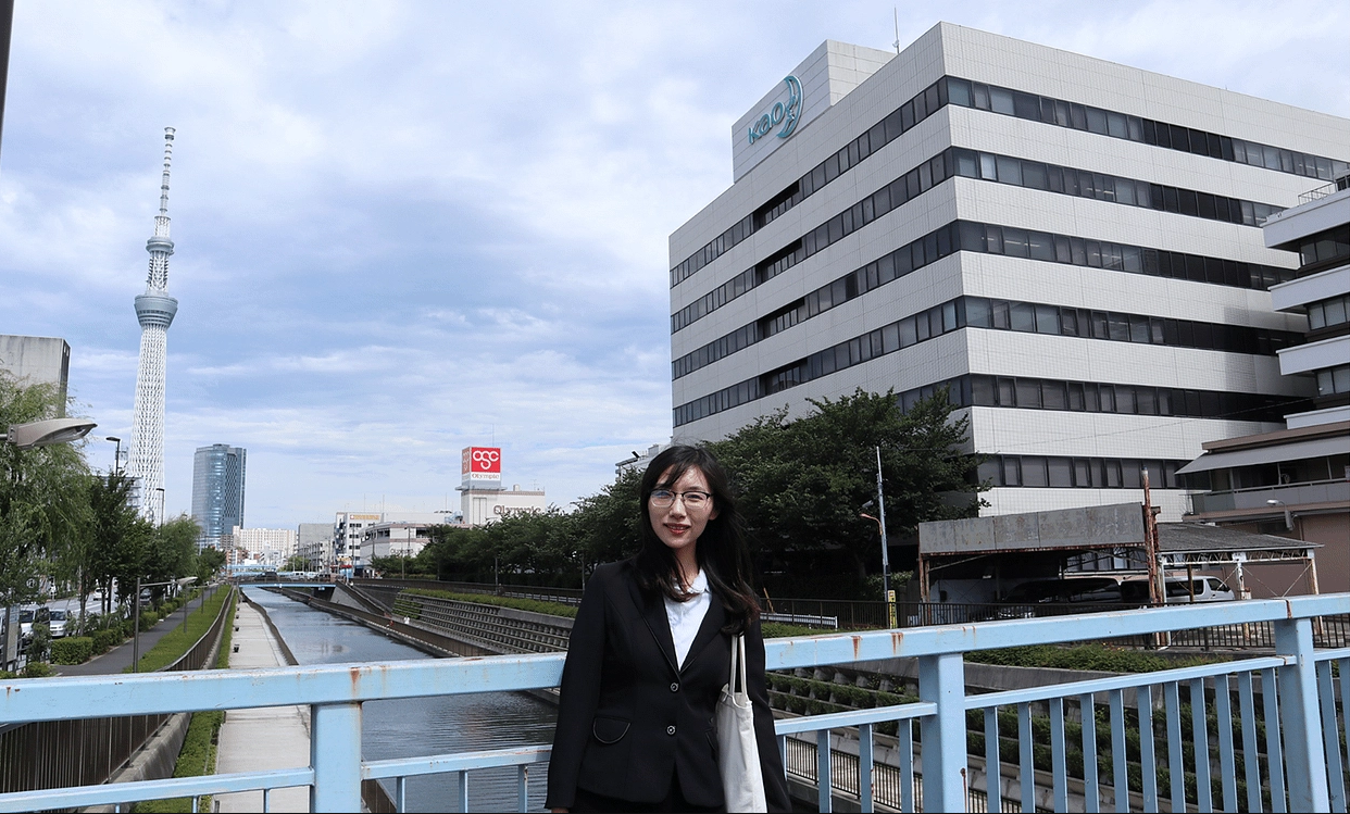 花王株式会社のインターンシップ生